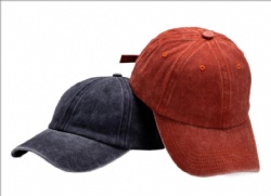 plain  washed  cotton twill  baseball caps