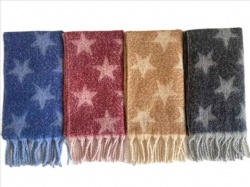 STAR WOVEN SCARF XHYH2305