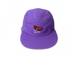 cottont twill coated wash 5 panel caps