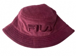 cotton corduroy bucket hat with 3D  embroidery