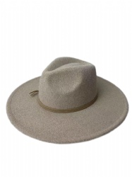 melange color felt hat