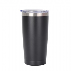 304 Stainless Steel  Large Capacity Car Coffee  Insulated Straw Cup20OZ   Double Vacuum Stainless Steel Beer Car  Ice Cup