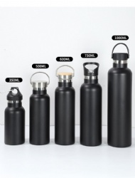 Insulated Stainless Steel Sports Kettle Outdoor Portable Hiking Water Bottle Vacuum Cup