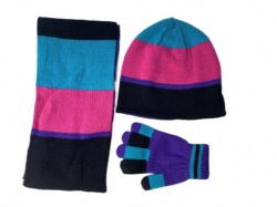 kids 3pcs  beanies,gloves and scarf sets